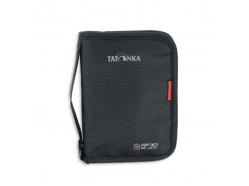 Кошелек для денег и документов для путешествий Tatonka Travel Zip M RFID B (Black)