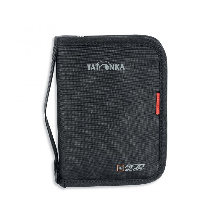 Кошелек для денег и документов для путешествий Tatonka Travel Zip M RFID B (Black)