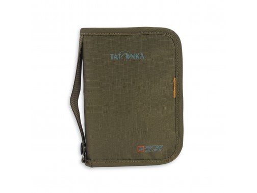 Кошелек для денег и документов для путешествий Tatonka Travel Zip M RFID B (Olive)