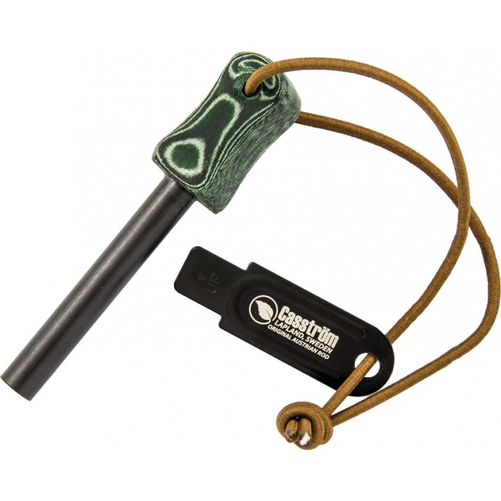 Походное огниво из зеленой микарты Casstrom Fire Striker (Green Micarta)