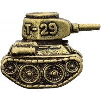 Бусина для паракорда Танк из латуни