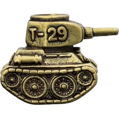 Бусина для паракорда Танк из латуни