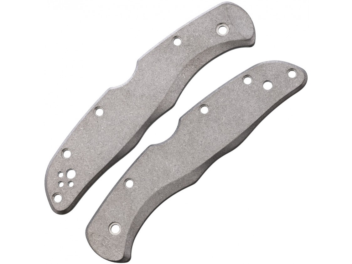 Сменные накладки для ножей Spyderco Endura Flytanium Classic (Titanium Stonewash)
