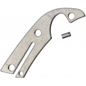 Сменный бэкспейсер для ножей Spyderco Endura Flytanium Backspacer (Titanium Stonewash) — основное фото