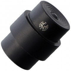 Заглушка с тритием для отверстия втулки для темляков для ножей Spyderco Para Military 2 и Para 3 Flytanium Lanyard Hole Stopper (Titanium Black/White)