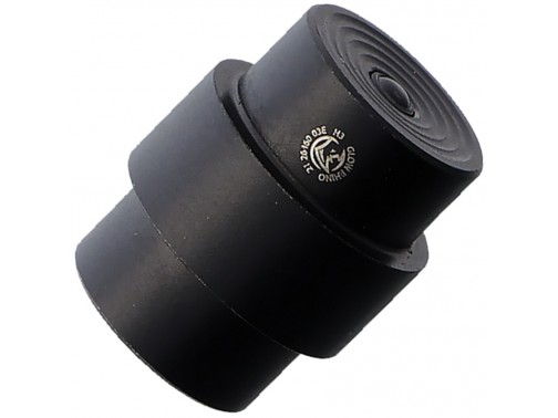 Заглушка с тритием для отверстия втулки для темляков для ножей Spyderco Para Military 2 и Para 3 Flytanium Lanyard Hole Stopper (Titanium Black/White)