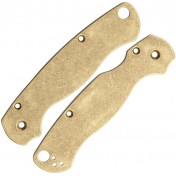 Сменные накладки для ножей Spyderco Para Military 2 Flytanium Classic (Brass Stonewash) — основное фото