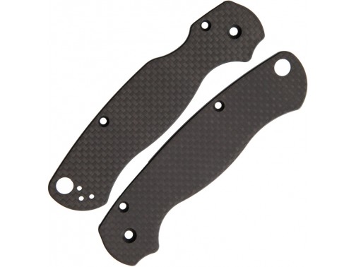 Сменные накладки для ножей Spyderco Para Military 2 Flytanium Classic (Carbon Fiber Basket Weave)