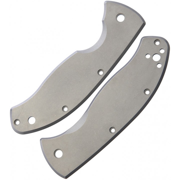 Сменные накладки для ножей Spyderco Tenacious Flytanium Classic (Titanium Stonewash)