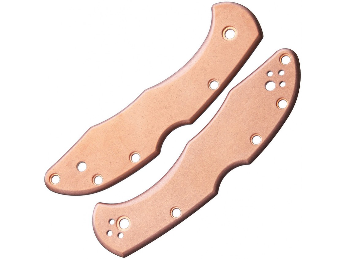 Сменные накладки для ножей Spyderco Delica Flytanium Classic (Copper Stonewash)