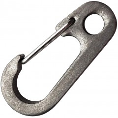 Титановый карабин для ключей и аксессуаров Flytanium Titanium Gate Clip (Medium)
