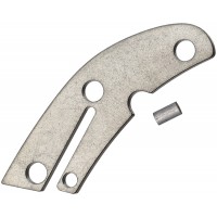 Сменный бэкспейсер для ножей Spyderco Delica Flytanium Backspacer (Titanium Stonewash)