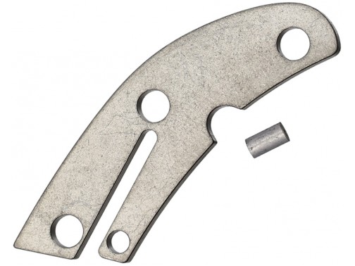 Сменный бэкспейсер для ножей Spyderco Delica Flytanium Backspacer (Titanium Stonewash)