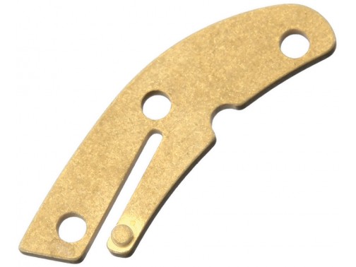 Сменный бэкспейсер для ножей Spyderco Delica Flytanium Backspacer (Brass Stonewash)