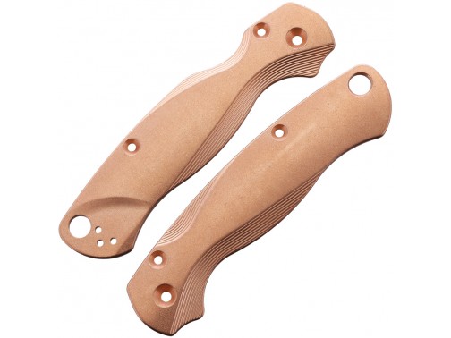 Сменные накладки для ножей Spyderco Para Military 2 Flytanium Lotus (Copper Stonewash)