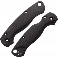 Сменные накладки для ножей Spyderco Para Military 2 Flytanium Lotus (Carbon Fiber Basket Weave)