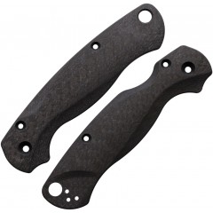 Сменные накладки для ножей Spyderco Para Military 2 Flytanium Lotus (Carbon Fiber Basket Weave)