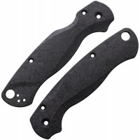 Сменные накладки для ножей Spyderco Para Military 2 Flytanium Lotus (Carbon Fiber Shredded)