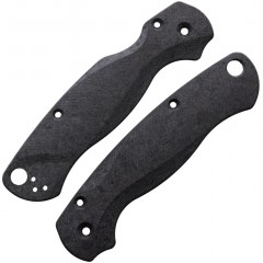 Сменные накладки для ножей Spyderco Para Military 2 Flytanium Lotus (Carbon Fiber Shredded)