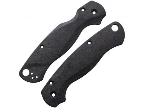 Сменные накладки для ножей Spyderco Para Military 2 Flytanium Lotus (Carbon Fiber Shredded)