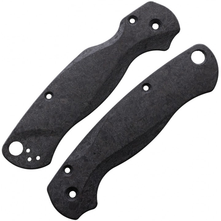 Сменные накладки для ножей Spyderco Para Military 2 Flytanium Lotus (Carbon Fiber Shredded)