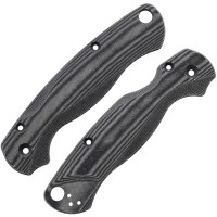 Сменные накладки для ножей Spyderco Para Military 2 Flytanium Lotus (Micarta Black Linen) Сменные накладки для ножей Spyderco Para Military 2 Flytanium Lotus (Micarta Black Linen)