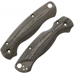 Сменные накладки для ножей Spyderco Para Military 2 Flytanium Lotus (Micarta Green Linen)