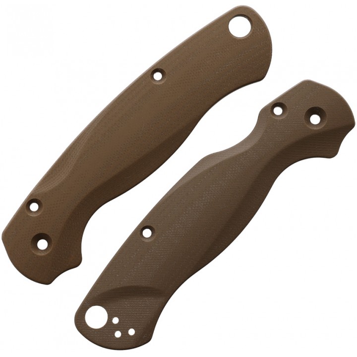 Сменные накладки для ножей Spyderco Para Military 2 Flytanium Lotus (G-10 Flat Dark Earth)