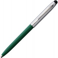 Космическая шариковая ручка со стилусом Fisher Space Pen Cap-O-Matic (Chrome/Green)