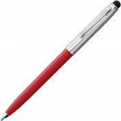 Космическая шариковая ручка со стилусом Fisher Space Pen Cap-O-Matic (Chrome/Red) — основное фото