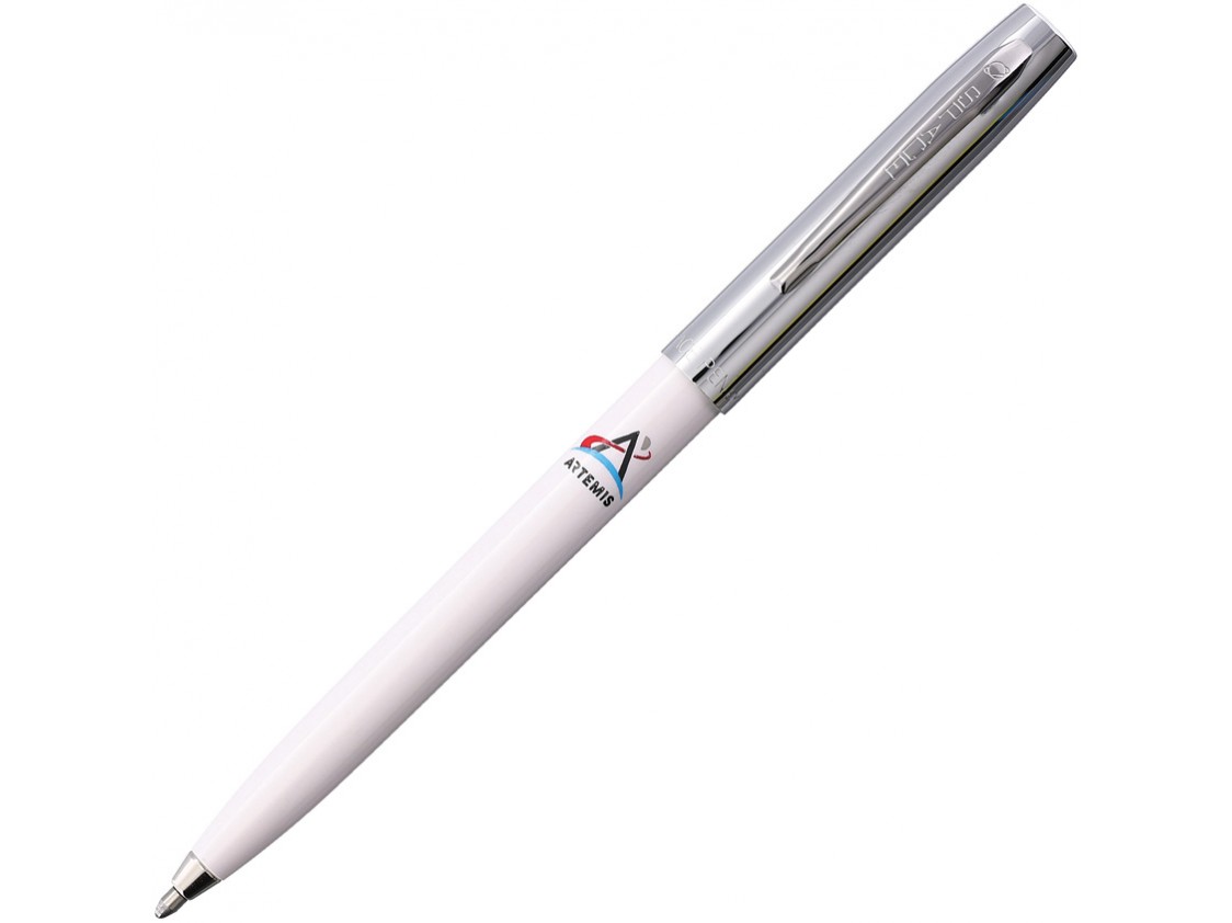 Космическая шариковая ручка Fisher Space Pen Cap-O-Matic (Artemis Chrome/White )
