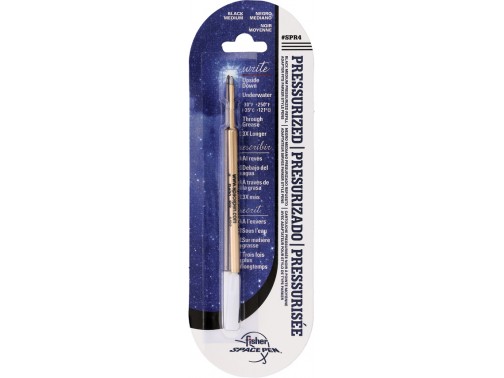 Сменный космический шариковый стержень для ручек Parker и Fisher Space Pen PR (Black Medium)