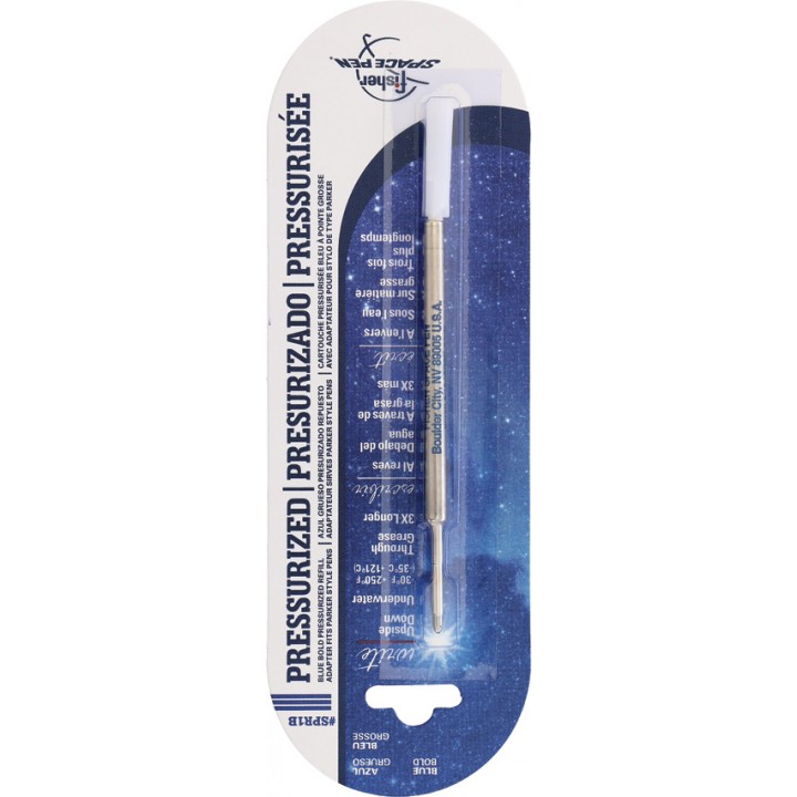 Сменный космический шариковый стержень для ручек Parker и Fisher Space Pen PR (Blue Bold)