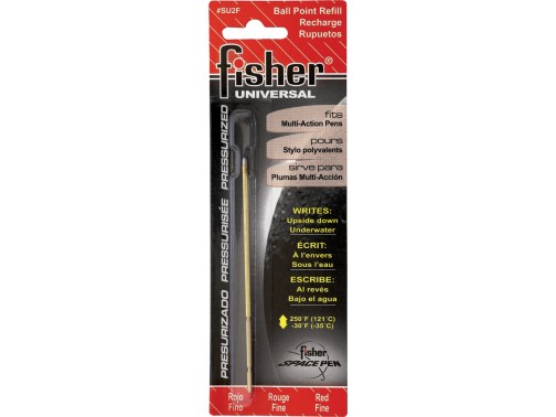 Сменный космический шариковый стержень для ручек Fisher Space Pen Universal (Red Fine)