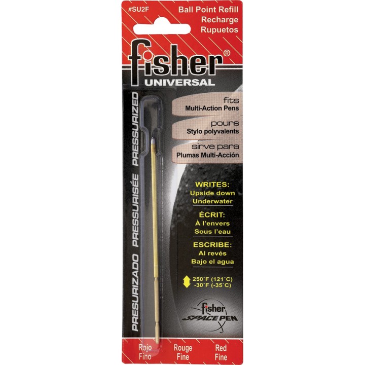Сменный космический шариковый стержень для ручек Fisher Space Pen Universal (Red Fine)