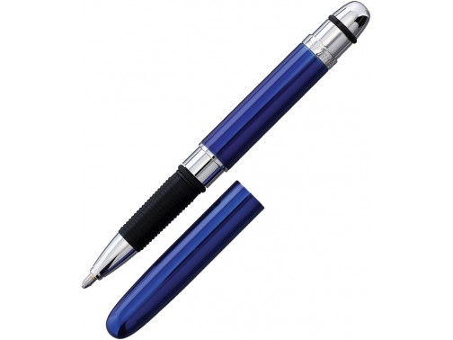 Космическая шариковая ручка с упором для письма Fisher Space Pen Bullet (Lacquered Blue)