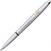 Космическая шариковая ручка Fisher Space Pen Bullet (Space Emblem Chrome) — основное фото