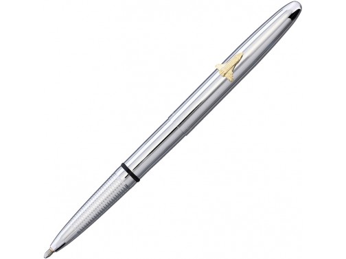 Космическая шариковая ручка Fisher Space Pen Bullet (Space Emblem Chrome)