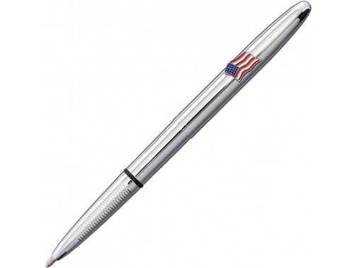 Космическая шариковая ручка Fisher Space Pen Bullet (American Flag Chrome)
