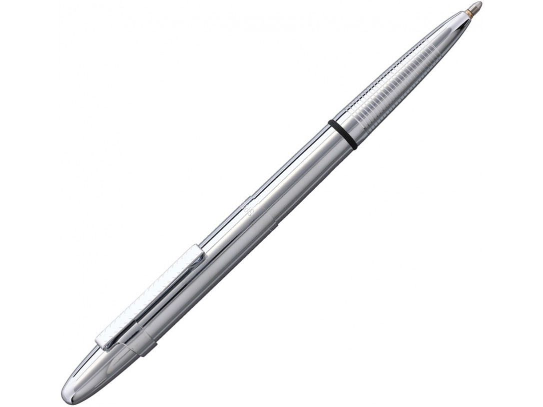 Космическая шариковая ручка с клипсой Fisher Space Pen Bullet (Chrome)