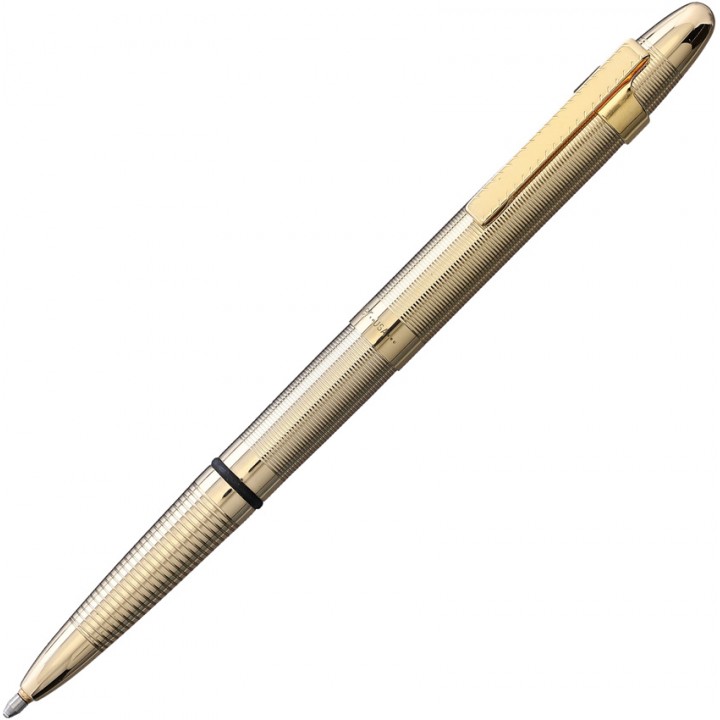 Космическая шариковая ручка с клипсой Fisher Space Pen Bullet (Lacquered Brass)