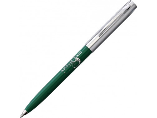 Космическая шариковая ручка Fisher Space Pen Cap-O-Matic (Apollo 13 Chrome/Green)