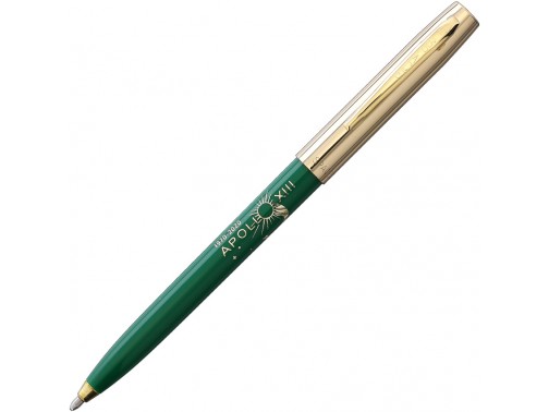 Космическая шариковая ручка Fisher Space Pen Cap-O-Matic (Apollo 13 Gold/Green)