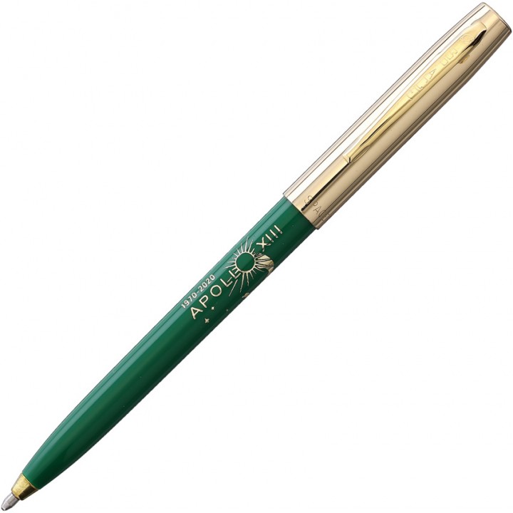 Космическая шариковая ручка Fisher Space Pen Cap-O-Matic (Apollo 13 Gold/Green)