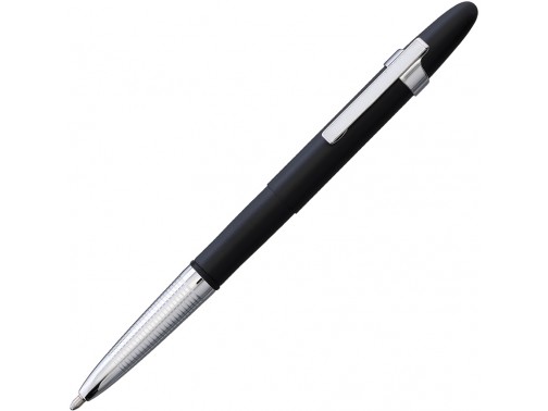 Космическая шариковая ручка с клипсой Fisher Space Pen Bullet (Black/Chrome)