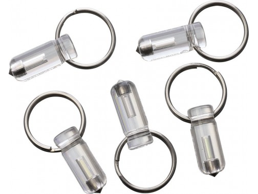 Набор из 5 тритиевых брелоков-меток Glow Rhino Spark