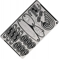 Карточка-мультитул для выживания Grim Workshop Dave Canterbury Survival Card