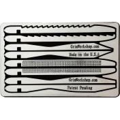 Карточка-мультитул для выживания Grim Workshop Tweezer Card — основное фото