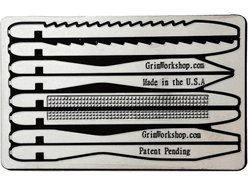 Карточка-мультитул для выживания Grim Workshop Tweezer Card