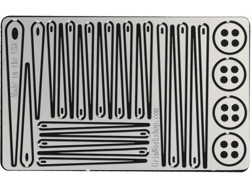 Карточка-мультитул для выживания Grim Workshop Sewing Kit Card